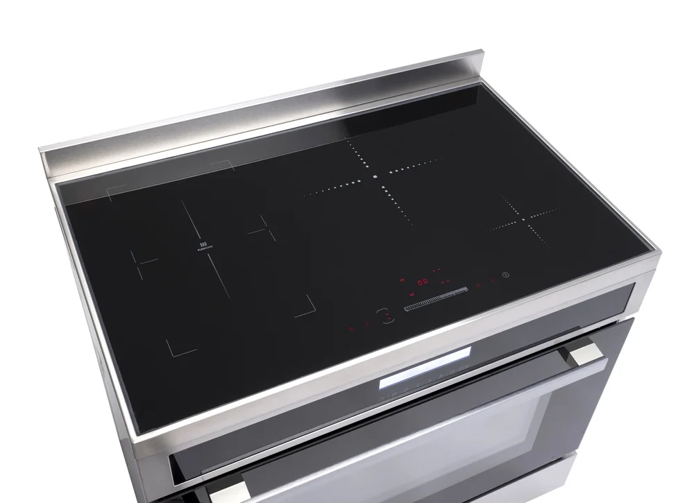 Euro 90cm Induction Freestanding Cooker – EO90FSINESX — Detail view 2