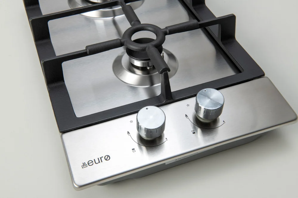 Euro 30cm Two-Burner Gas Cooktop – ECT30GX — Detail view 4