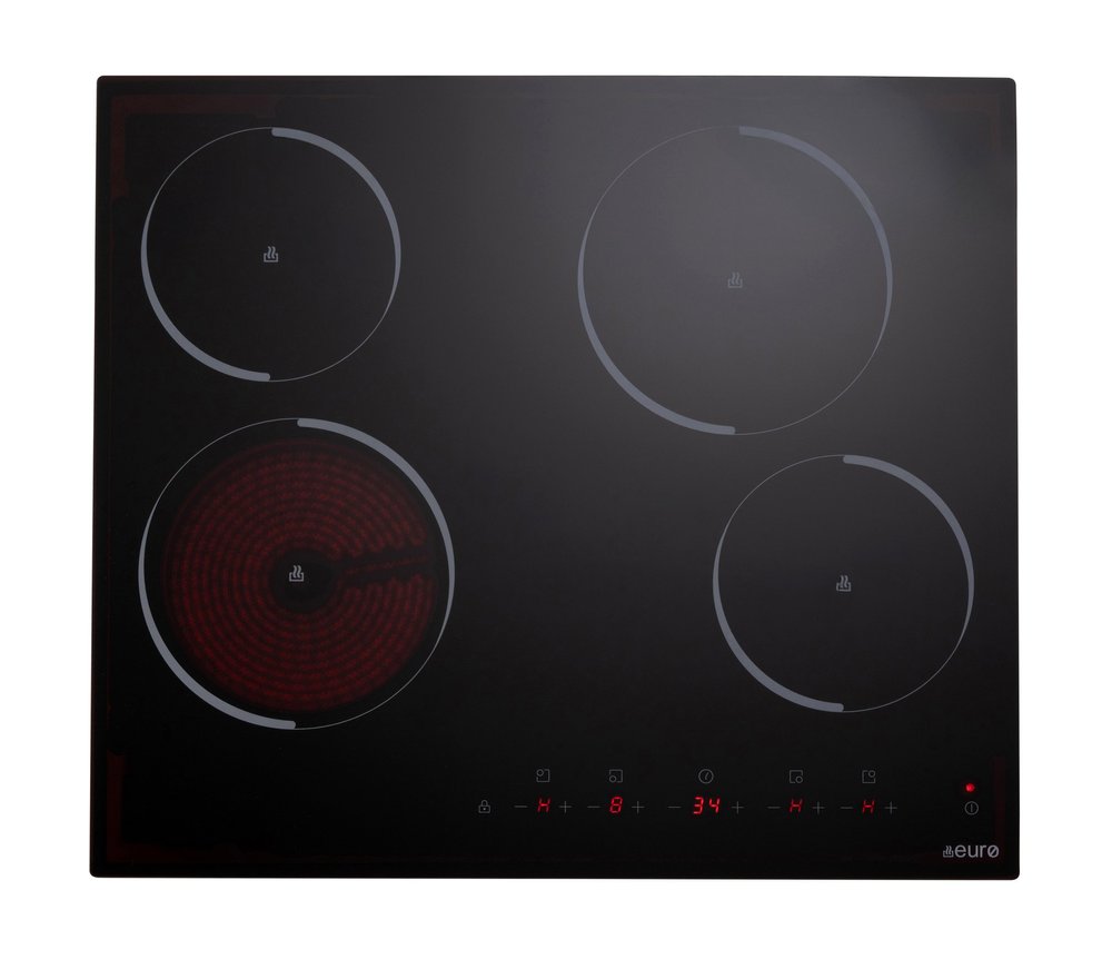 Euro 60cm Four-Zone Ceramic Cooktop – ECT600C42 — Detail view 5