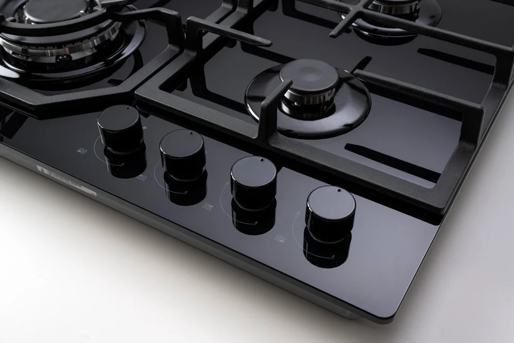 Euro 60cm Gas-on-Glass Cooktop – ECT600GBK2 — Detail view 2