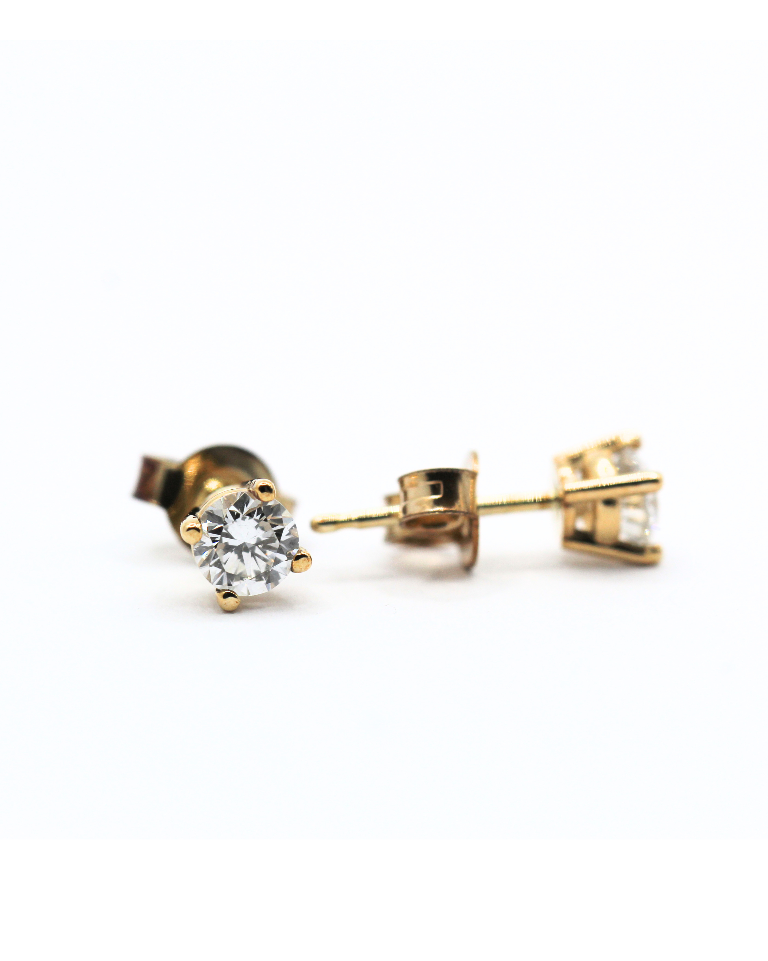 Yellow Gold Studs