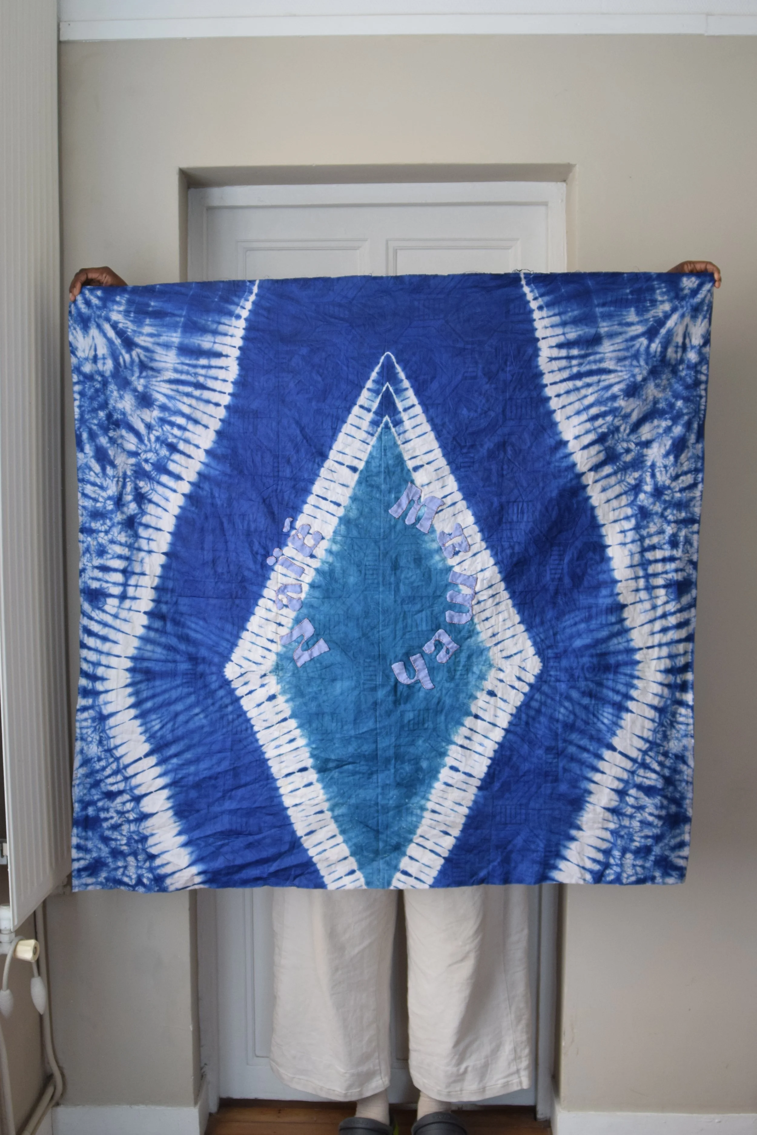 Tissu indigo artisanal du Sénégal/Mali.