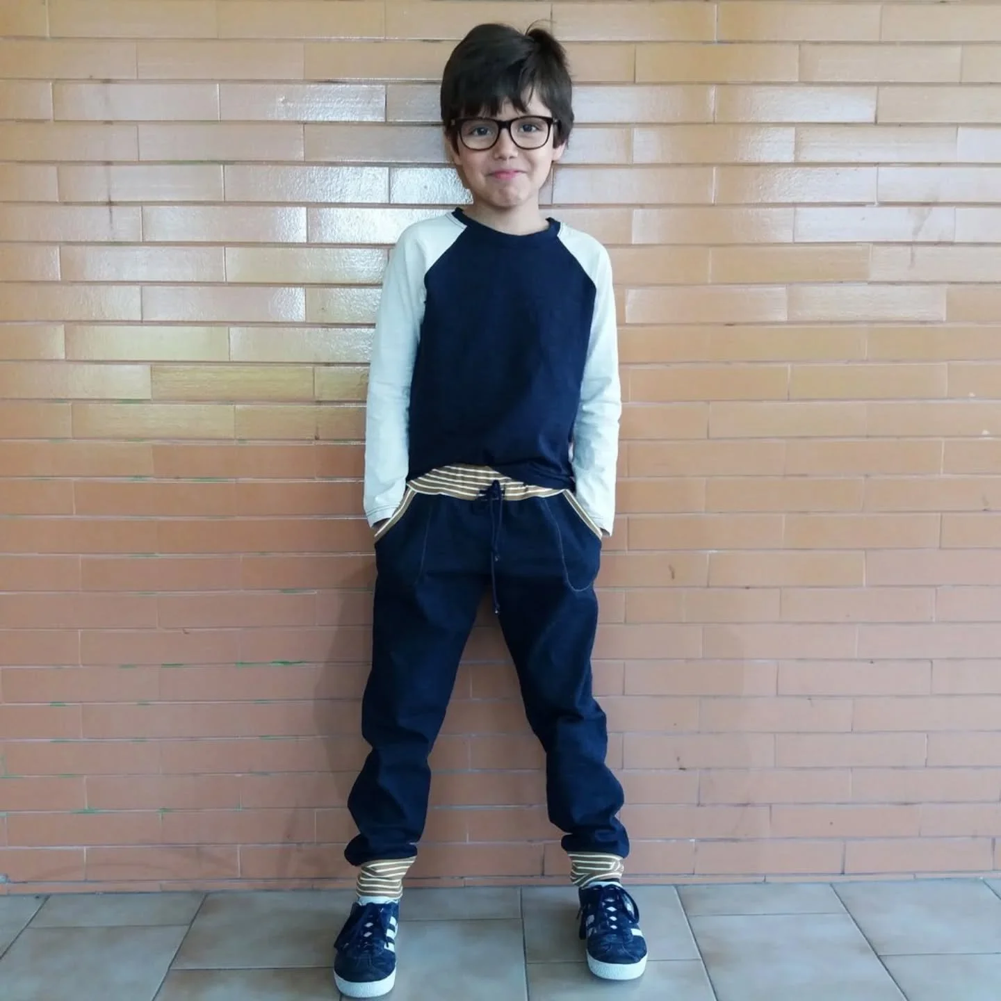 This kid turns 18 today.🎂🎉 18 years old! 😭 My first adult child.

These are some photos of the past 10 years, where he modelled for my patterns:
Sunday joggers, L&amp;J hoodie, Miguel robe, Super Tough jeans, Arthur chinos, Alex sweatshirt, Lemon 