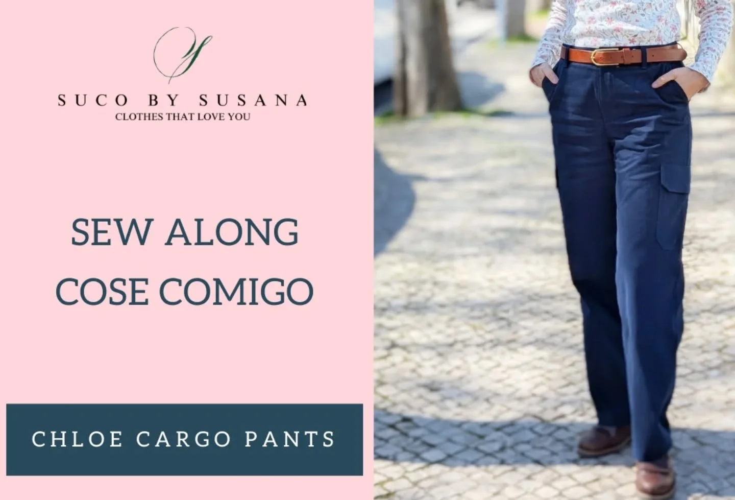 Are you new to sewing pants/trousers? I prepared a video sew along to guide you through sewing the Chloe Cargo pants.
On my YouTube channel.☝️
.
.
A ideia de fazer umas cal&ccedil;as assusta? N&atilde;o se preocupe. Eu preparei um cose comigo em v&ia