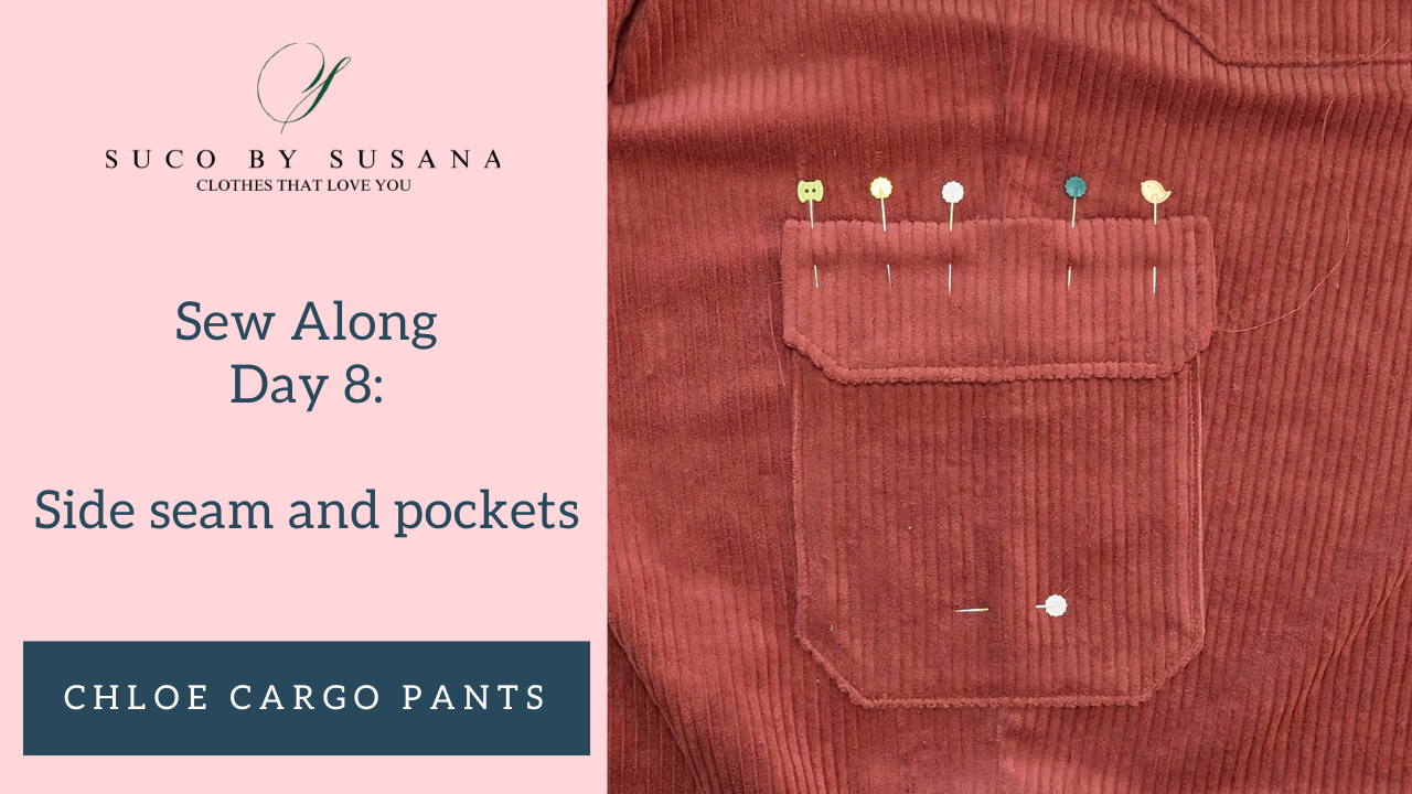 photo of the sewing of cargo pockets