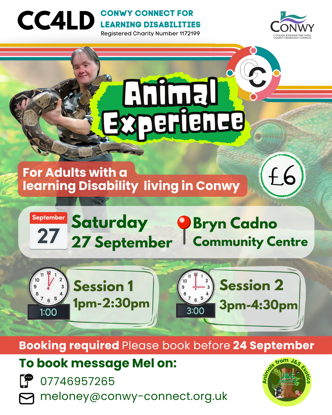 Animal Experience with J&S Exotics