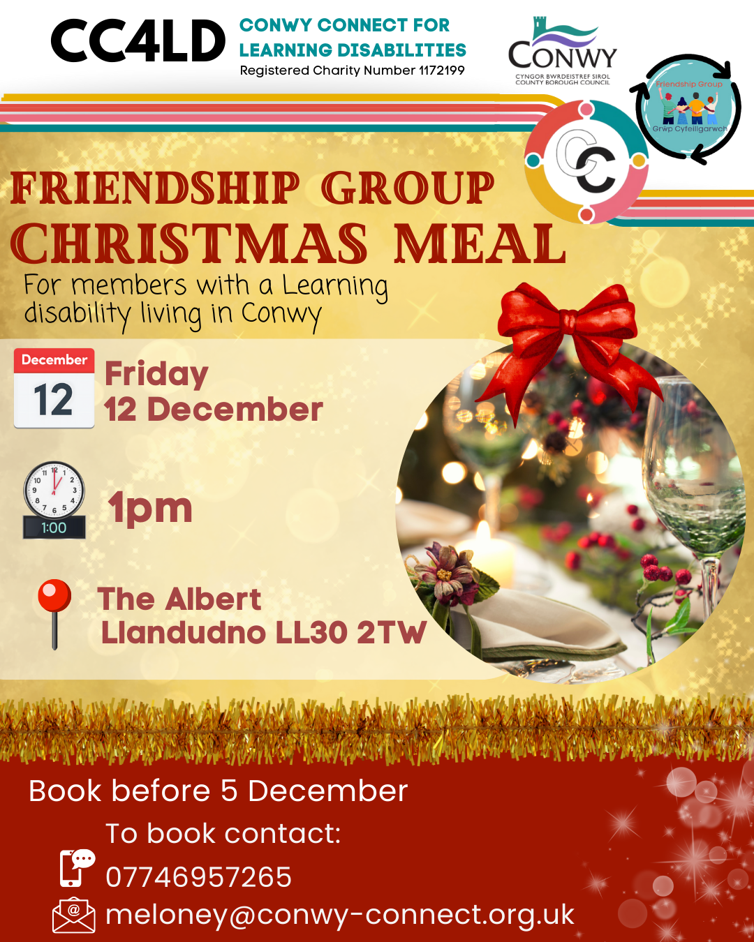 Friendship Group Christmas Meal