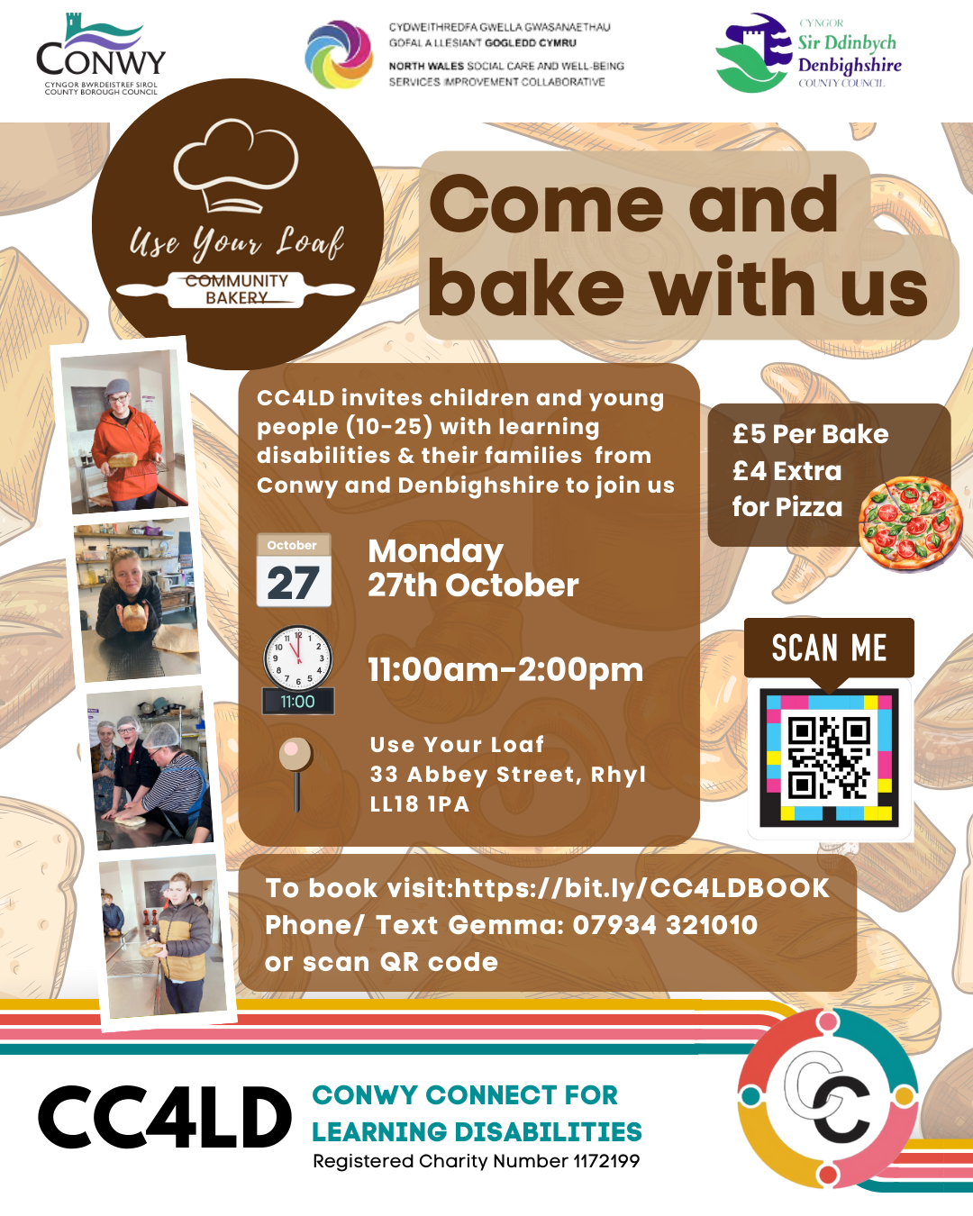 NEW: Baking at Use Your Loaf - Booking opens Tuesday 9 September