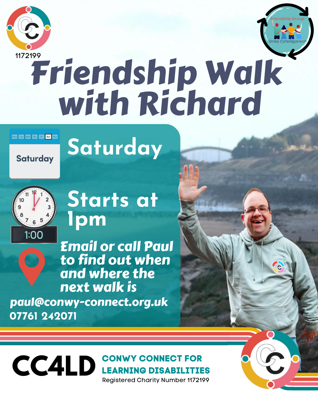 Friendship walk with Richard