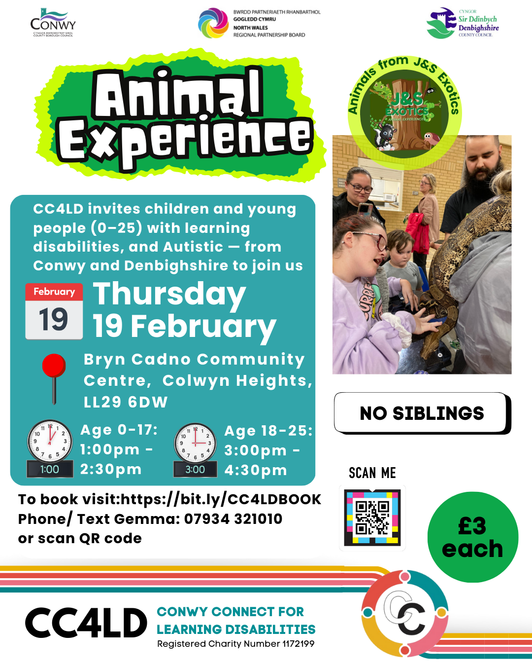 Animal Experience with J&S Exotics