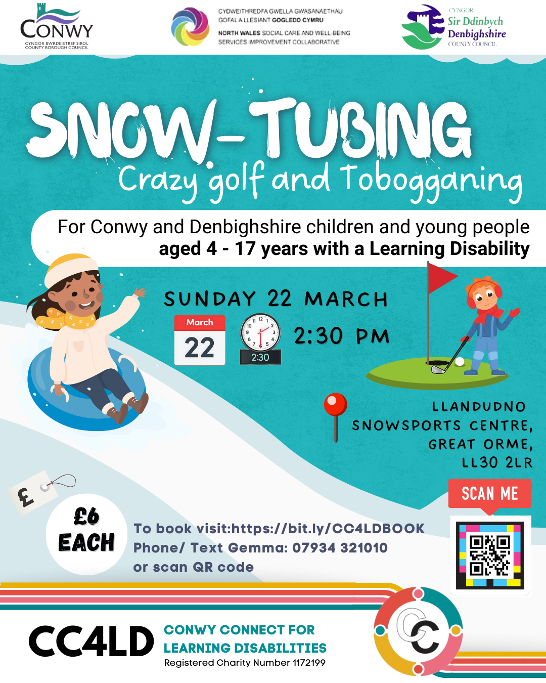 Snow‑Tubing, Crazy Golf & Tobogganing