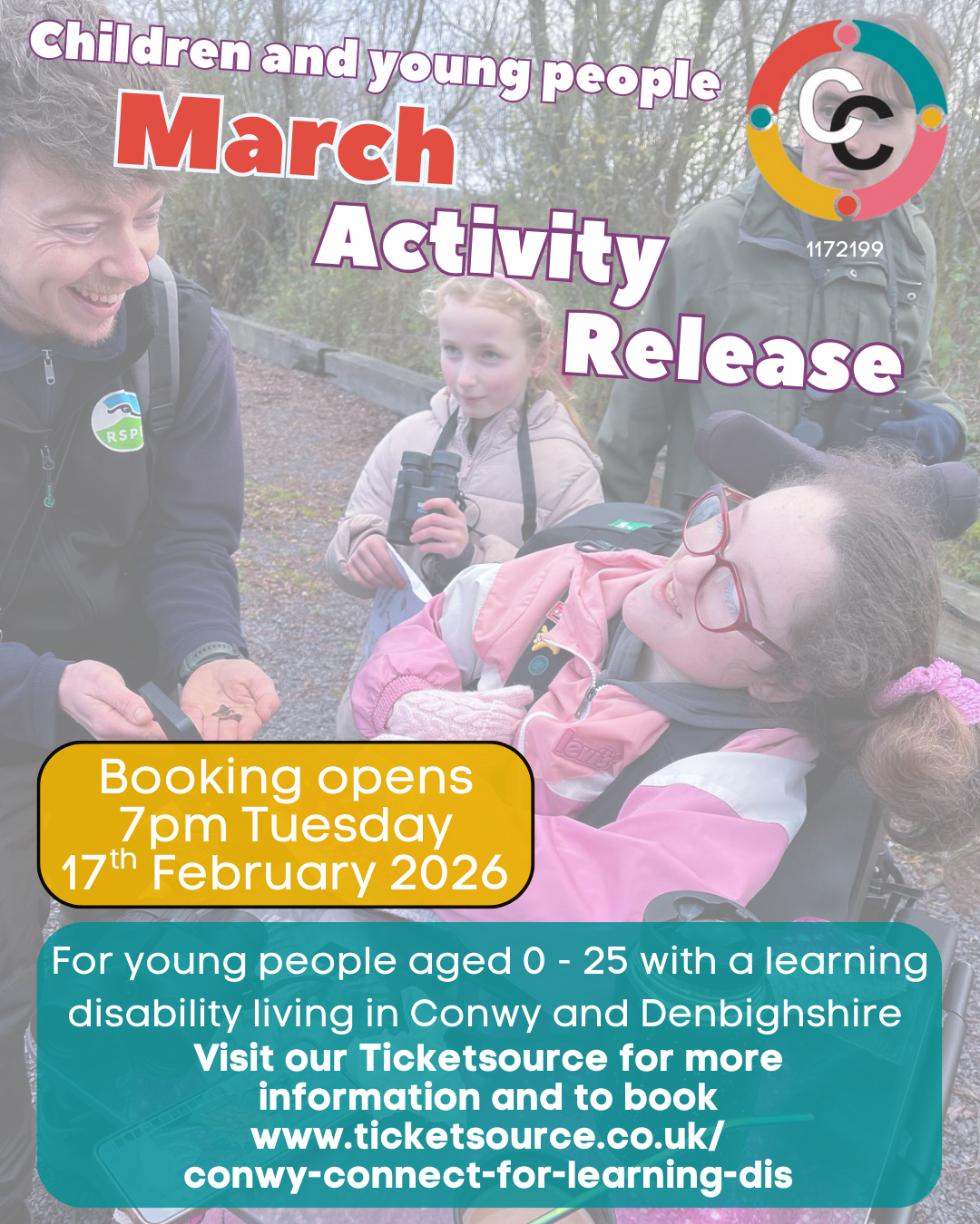 March Activities for Children and Young People in Conwy and Denbighshire