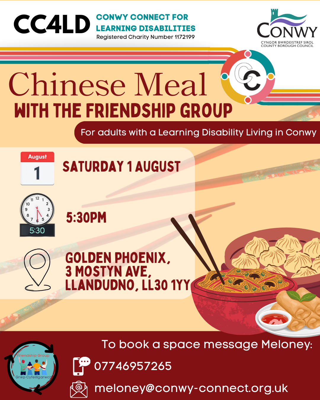 Chinese Meal with the Friendship Group