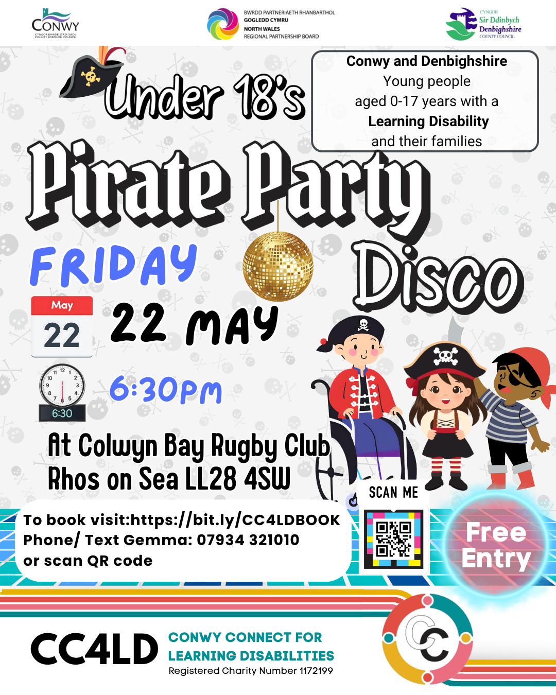 🏴‍☠️💃 Under 18s Pirate Party Disco 🕺🏴‍☠️
