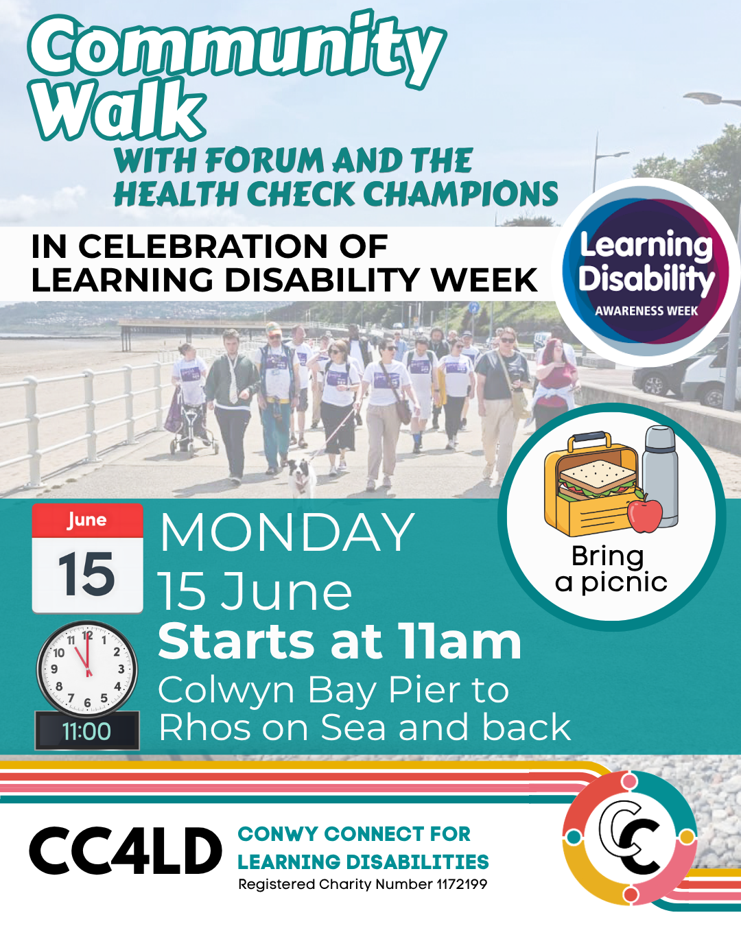 Learning Disability Week - Community Walk with Forum and the Health Check Champions