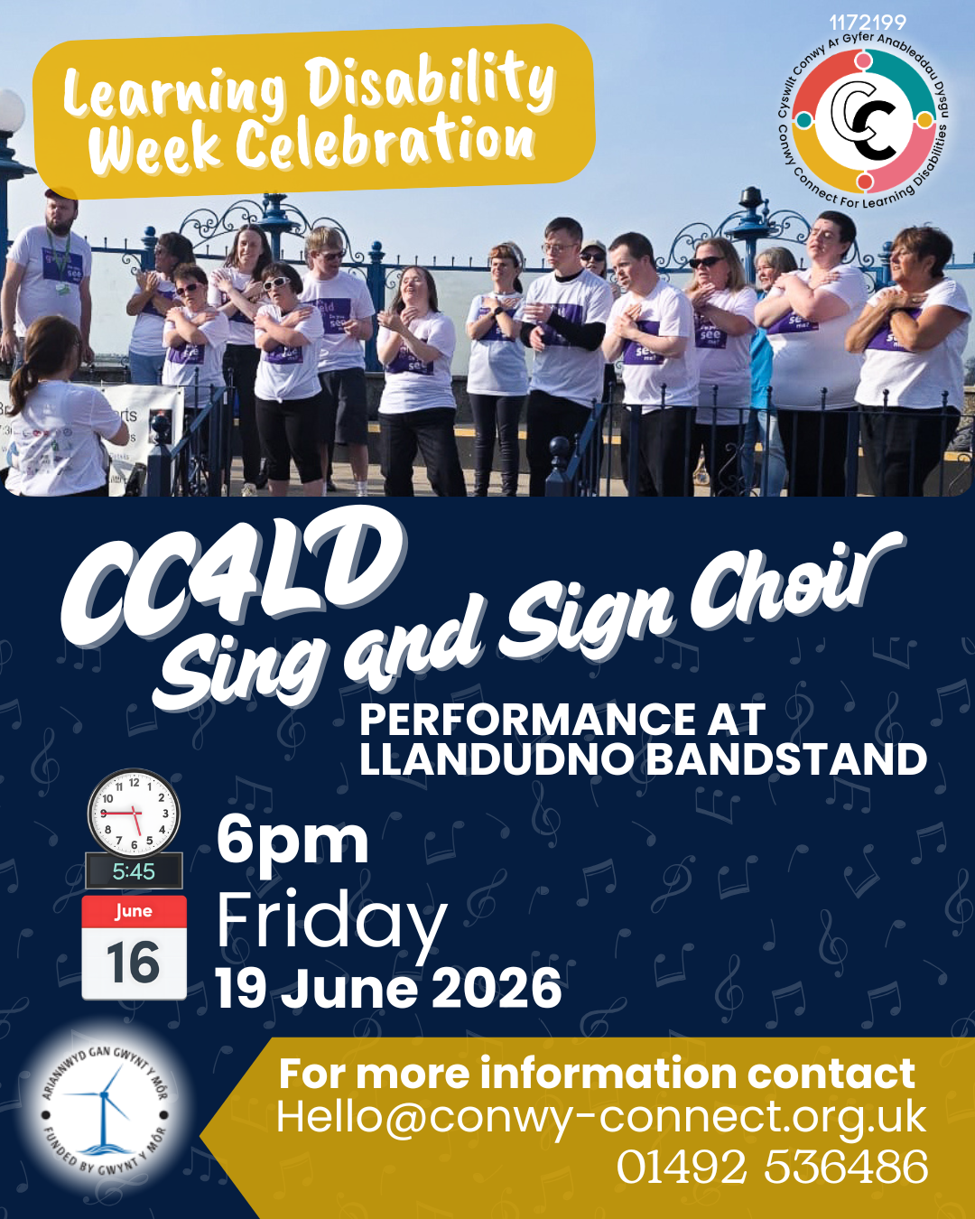 Learning Disability Week - Sing and Sign Choir on the Bandstand
