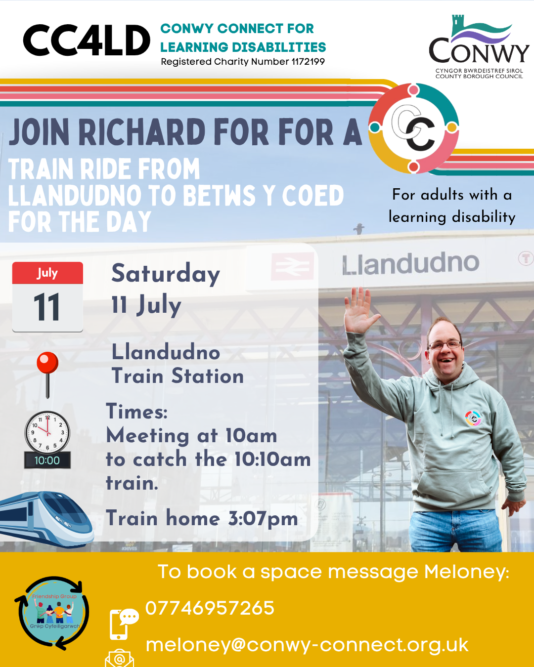 Train ride with Richard