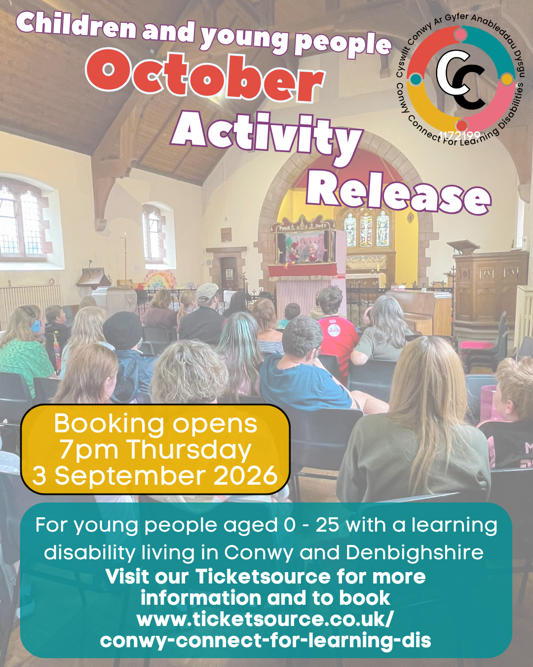 October Activities Booking Opens Soon!