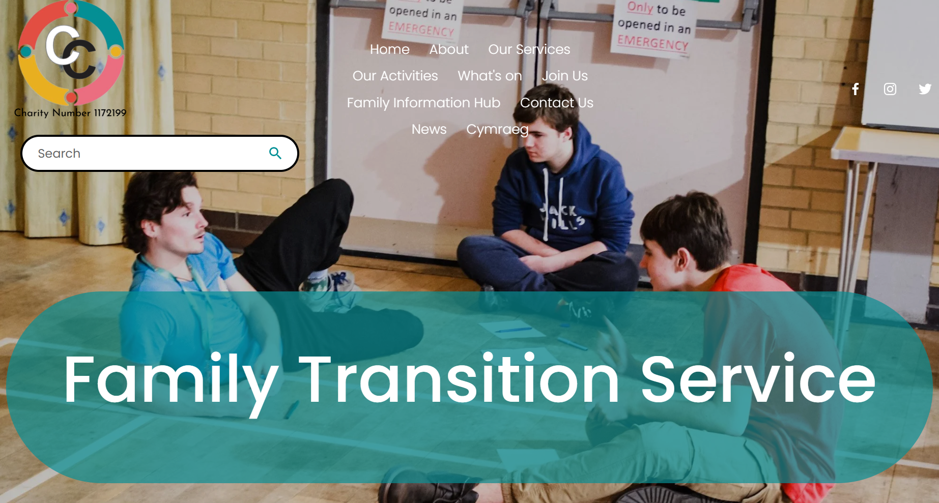 Conwy connect staff talking about transition with young members