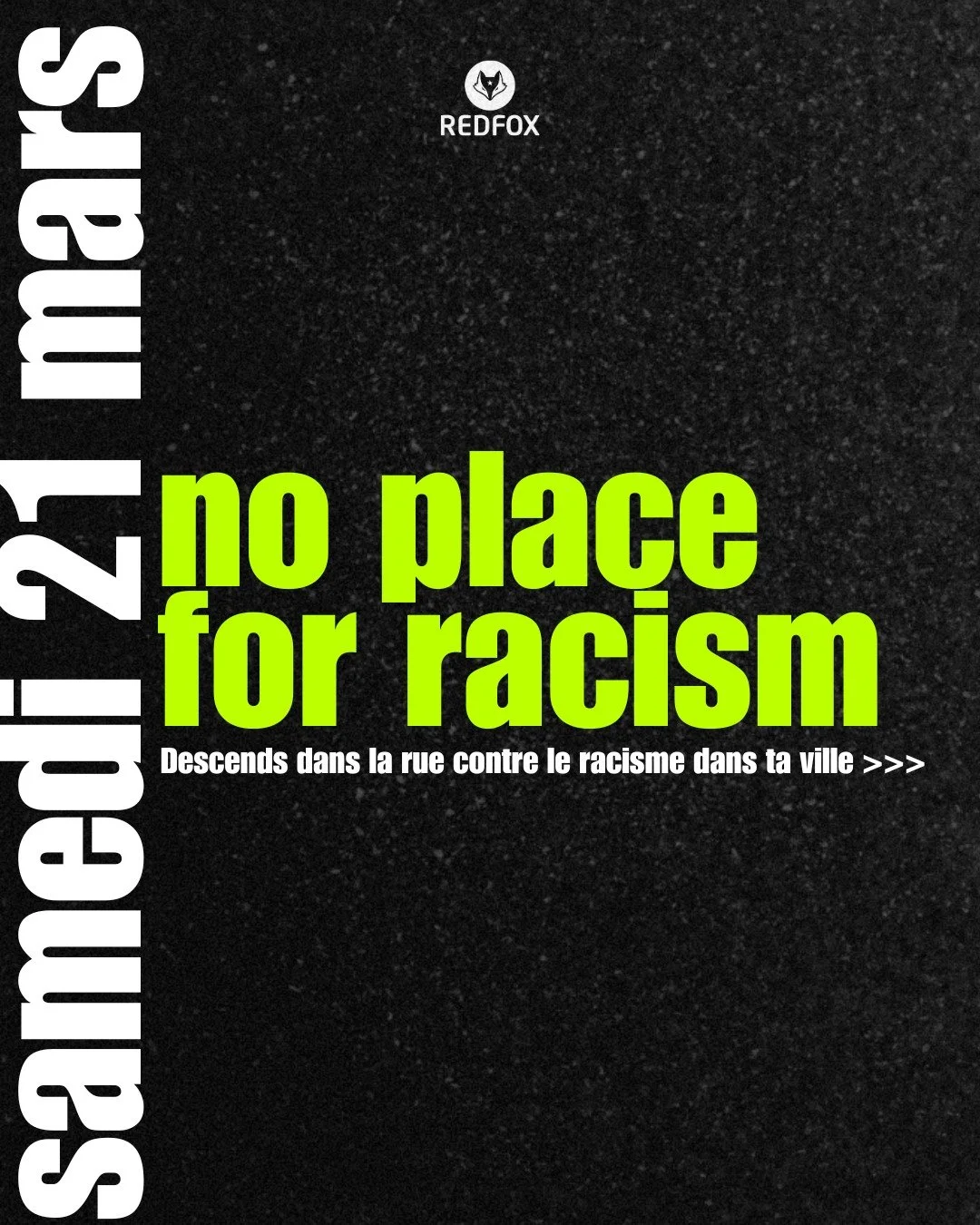Tu viens aussi ? ✊ #noplaceforracism