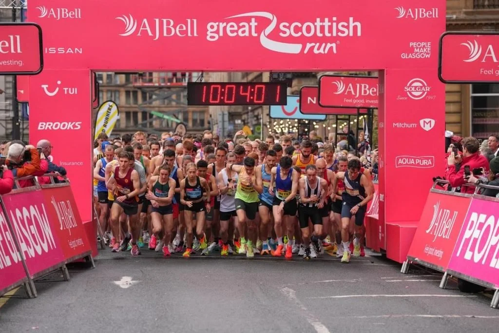 AJ bell Great Scottish run