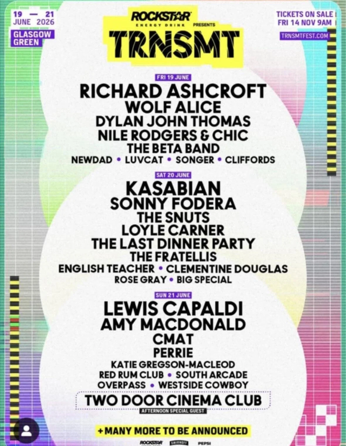 Win tickets to TRNSMT 2026