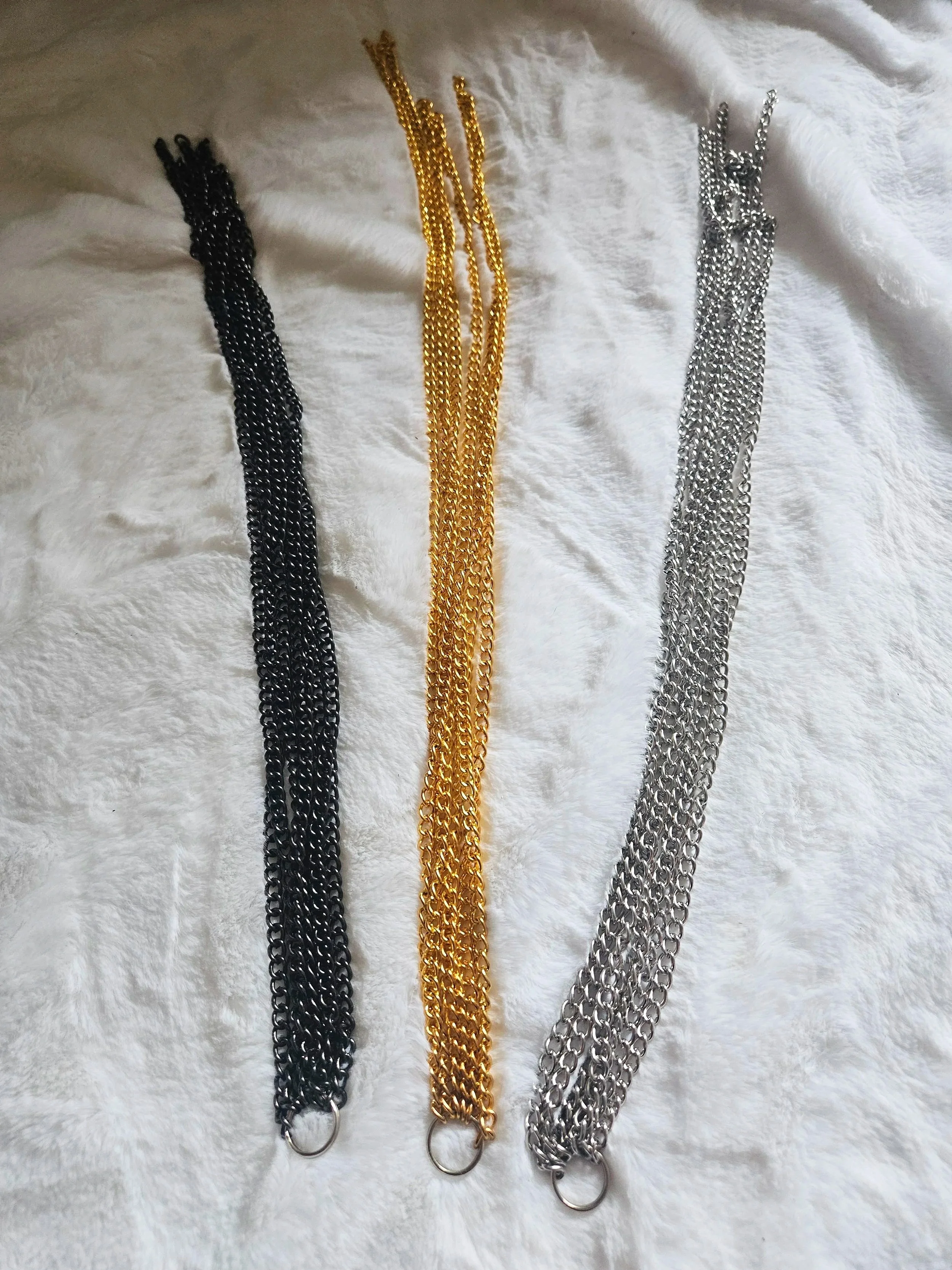 Additional chains for Thalia Hel chain floggers. Sensory BDSM play