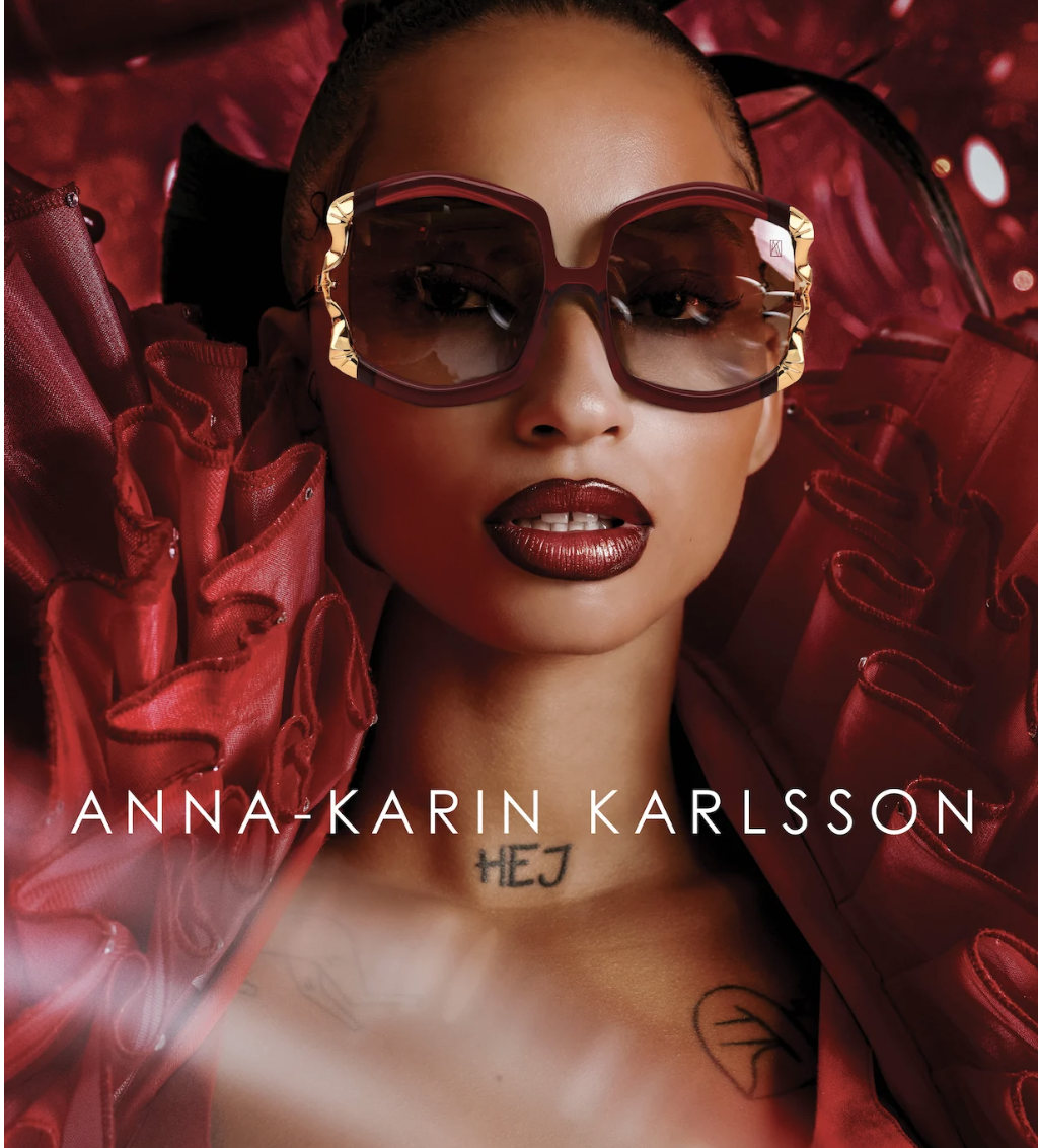 ANNA-KARIN KARLSSON MARKS 15 YEARS AS THE QUEEN OF EYEWEAR