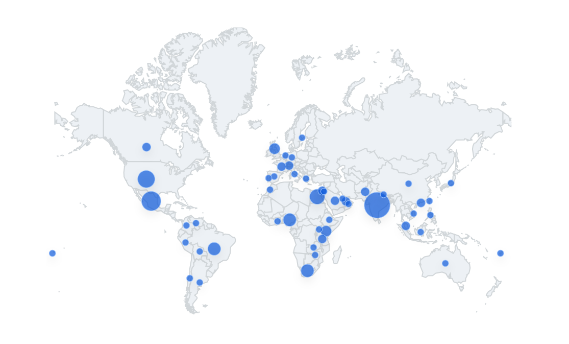 surgeON world map access visual infographics