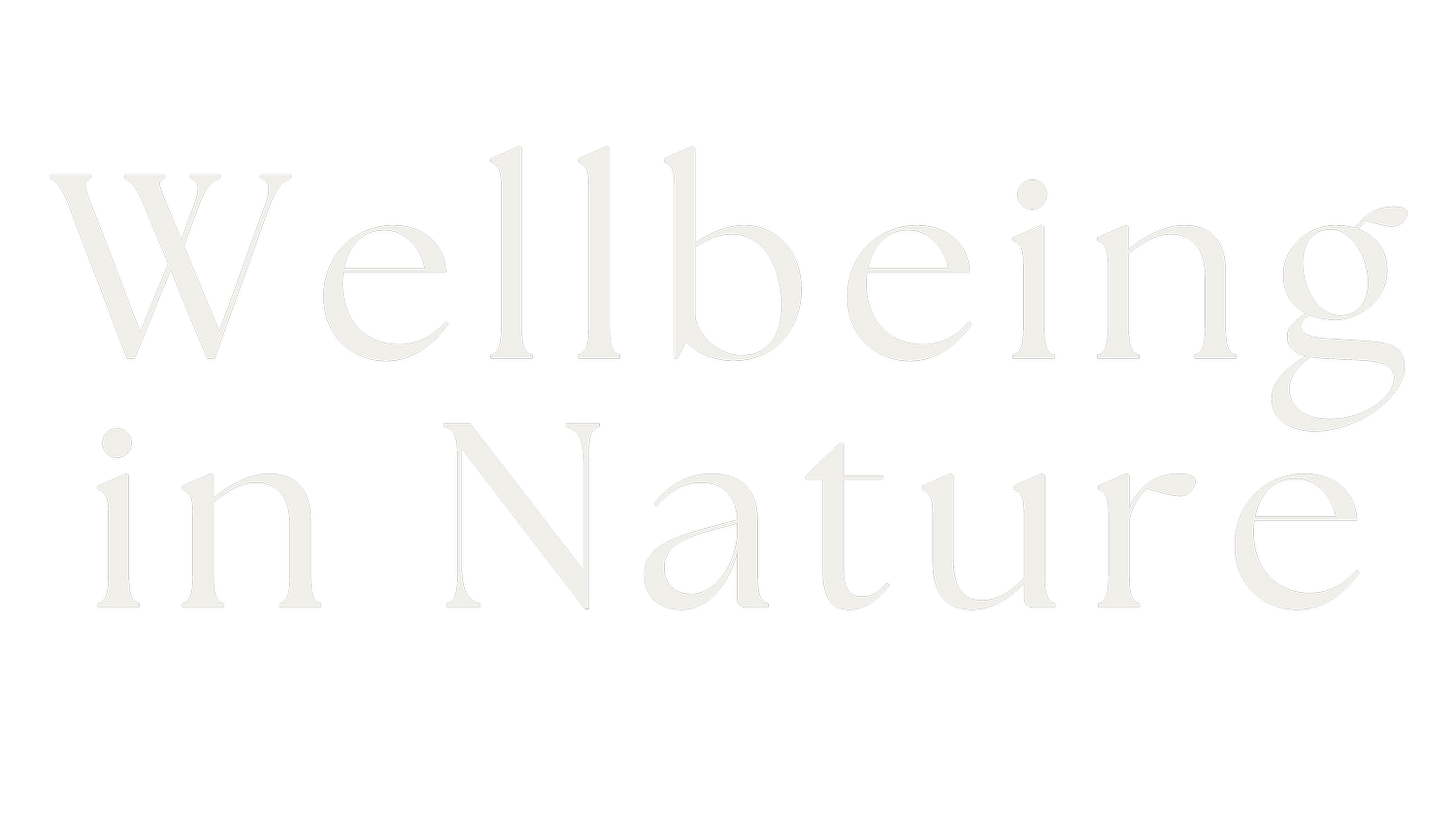 Wellbeing in Nature by Amy Steadman