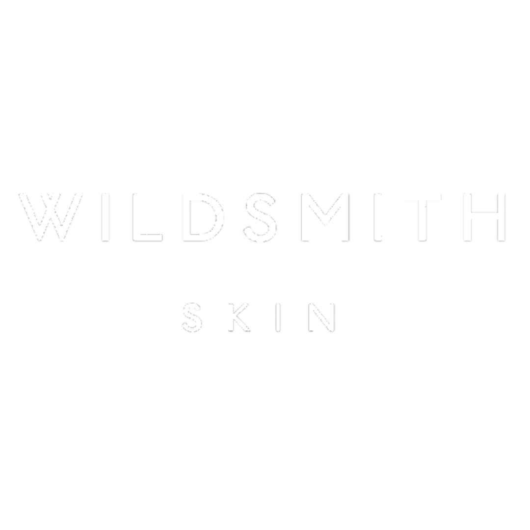 Black background with the logo of Wildsmith Skin in white text.