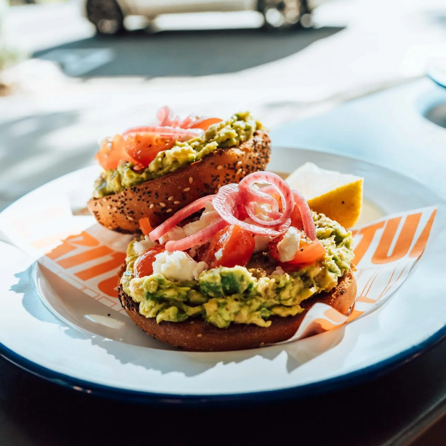 the avo bagel 🥑🥯