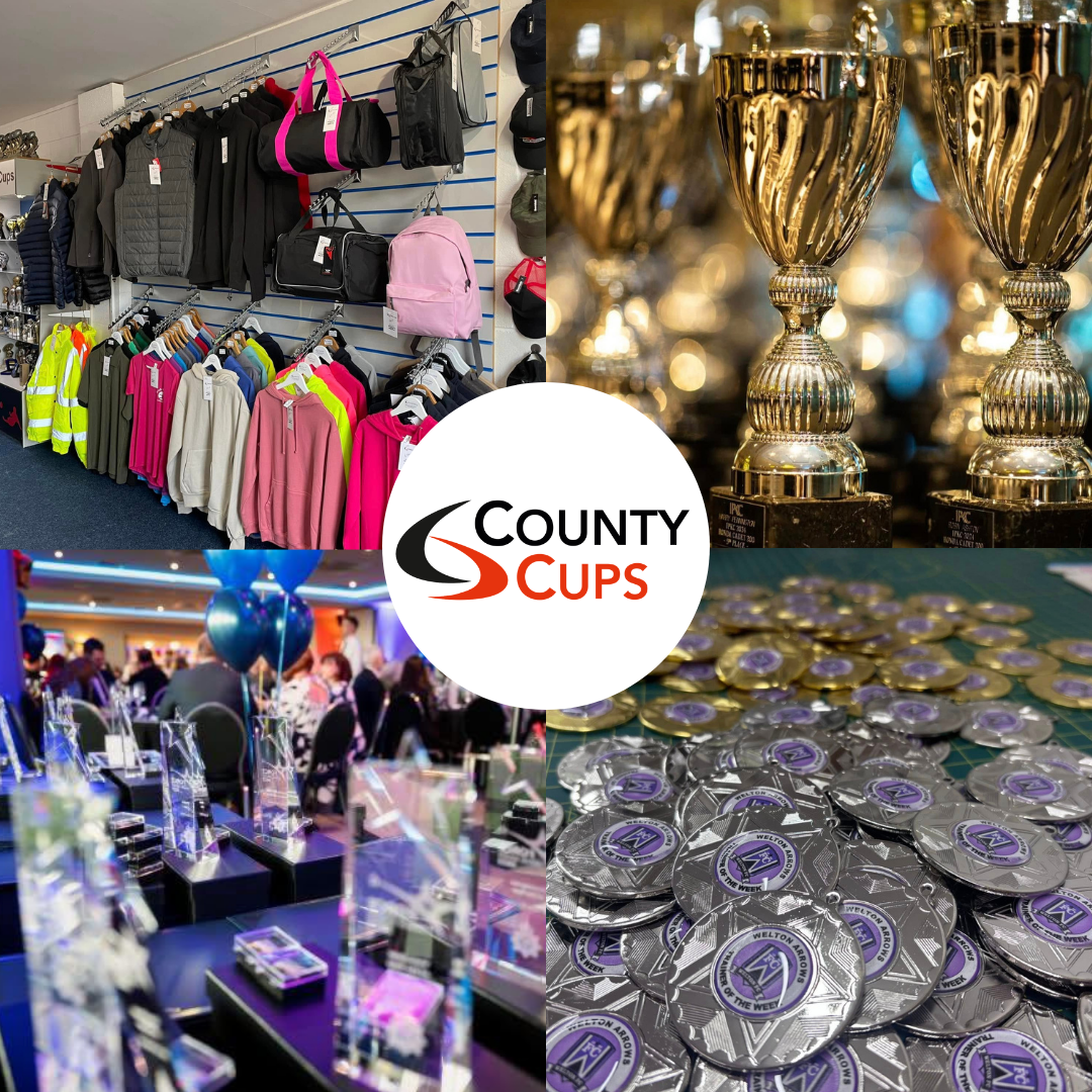Supplying clubs, schools and businesses across Lincolnshire with high quality medals, trophies, engraving and clothing.