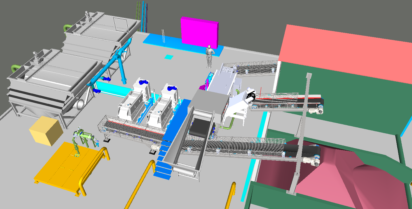 Wash water recycle facility