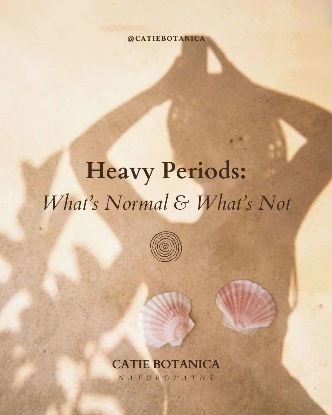 As a Naturopath, I see heavy periods allllll the time! What surprises me is how many women think their bleed is normal, when it&rsquo;s actually much heavier than it should be.

Heavy periods are often brushed off or just &ldquo;put up with,&rdquo; b