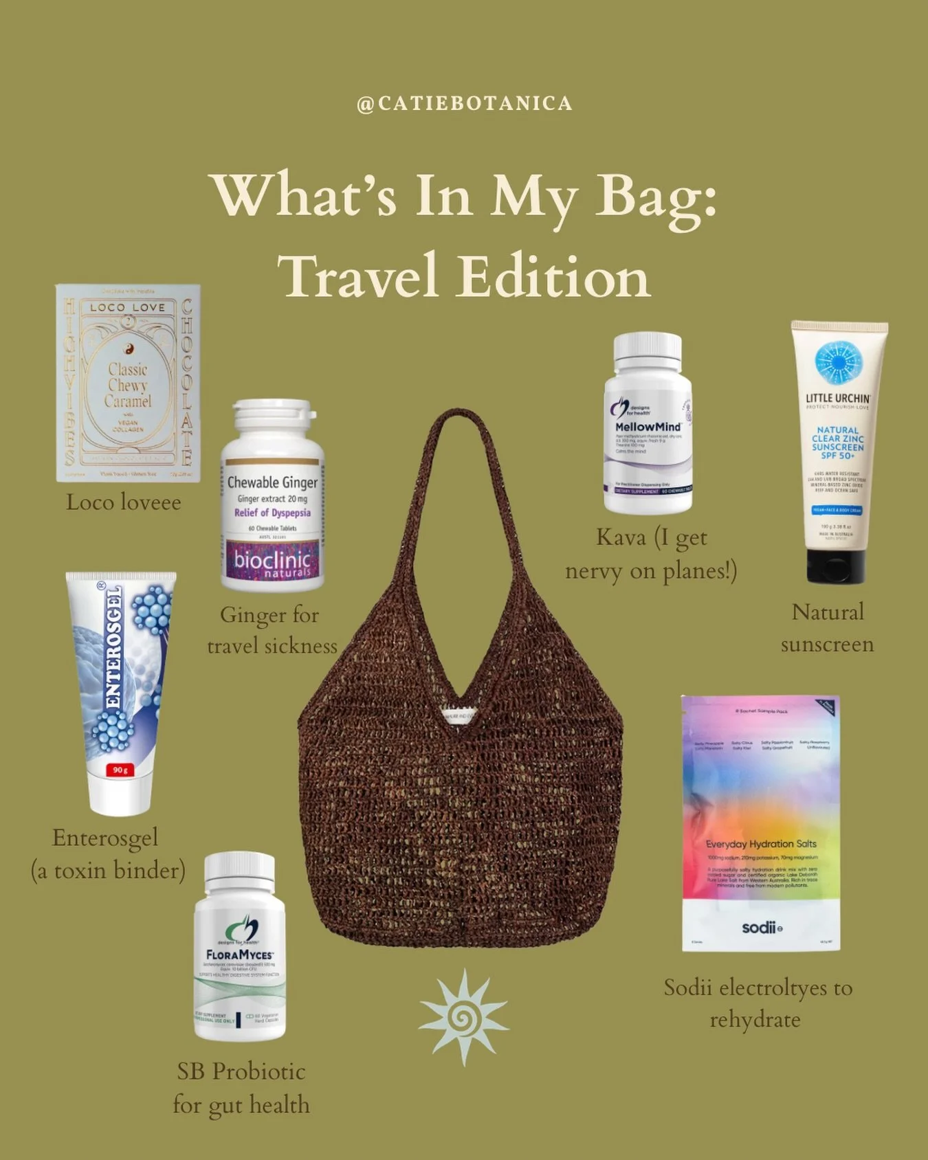 Currently posting this at the airport (!!) with all of these goodies in my bag + more. 

These are the things I&rsquo;ll be taking every time I travel 🤎