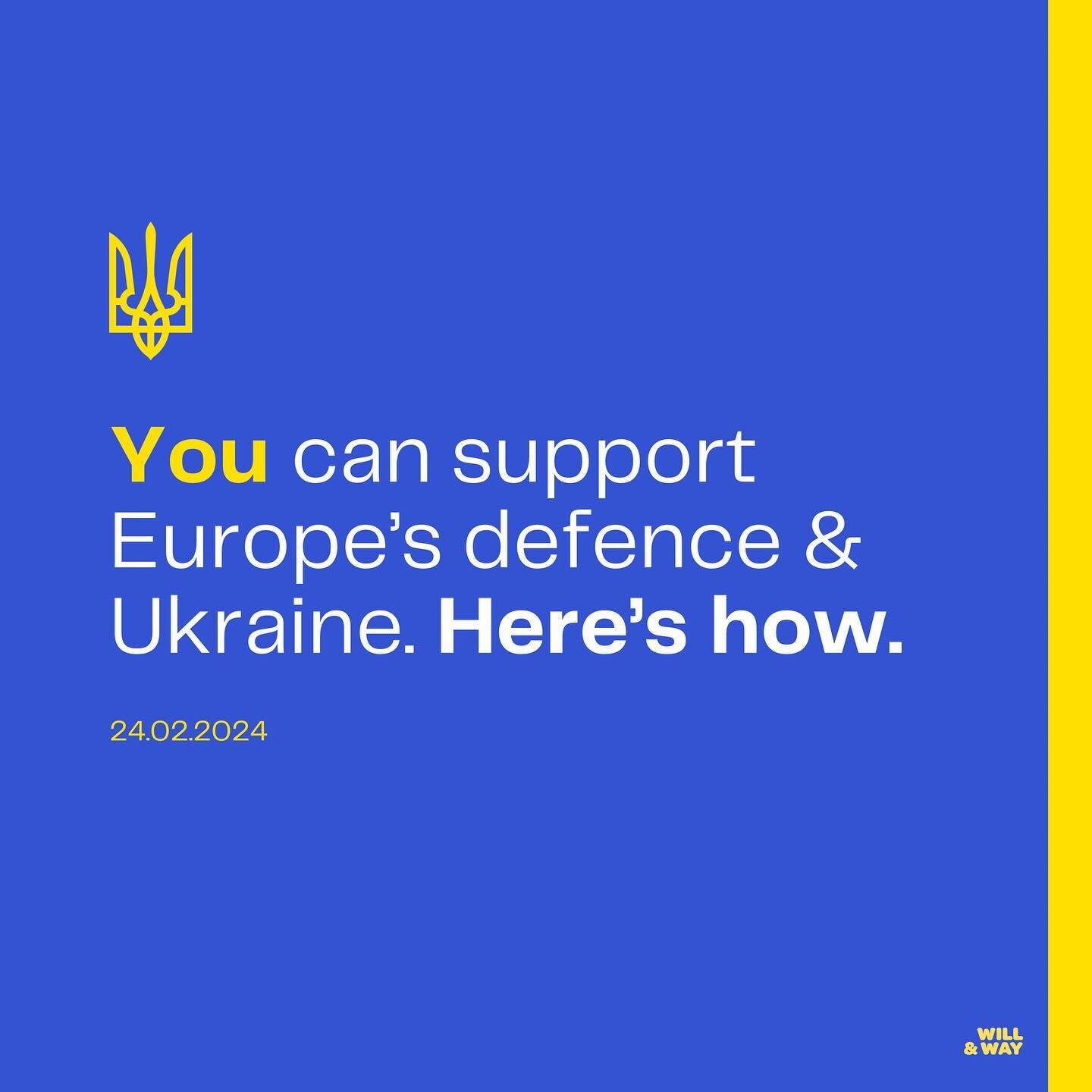 24.02.2024: 2 years of full-scale invasion out of russia&rsquo;s 10-year war. Anyone can aid Europe&rsquo;s defence via Ukraine. Here&rsquo;s what you can do:

Symbols &amp; Language
1. Recognise 🇺🇦 symbols: tryzub, 🌻, resilience
2. Know what z, r