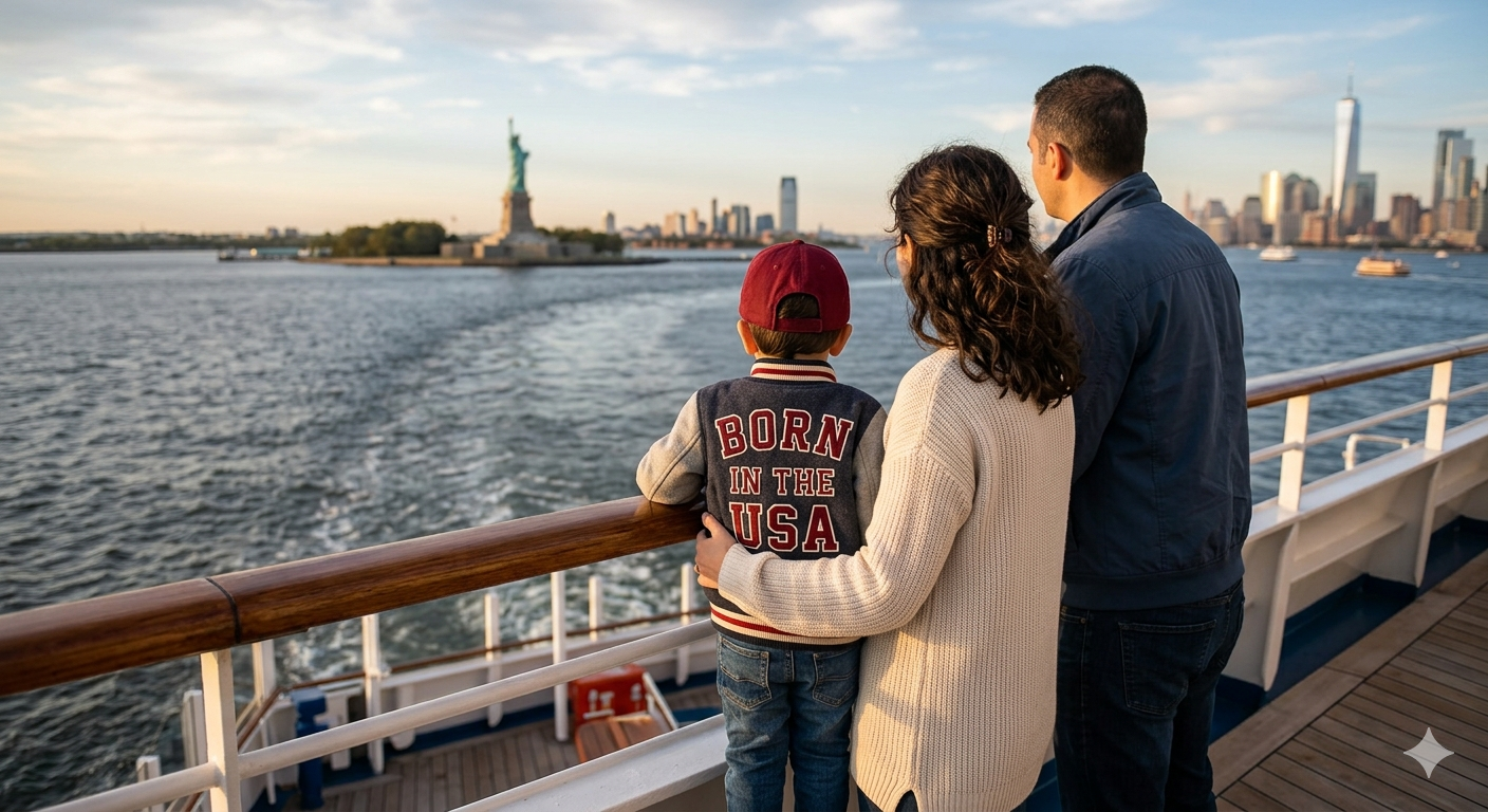 An Italian-American who left the United States while still in diapers is haunted by his place of birth