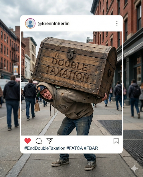 Brenn in Berlin blasts “un-American” U.S. double taxation and compliance crush
