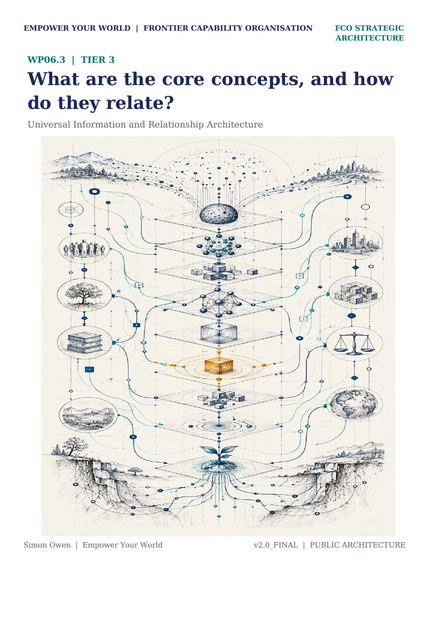 WP06.3: Universal Information and Relationship Architecture