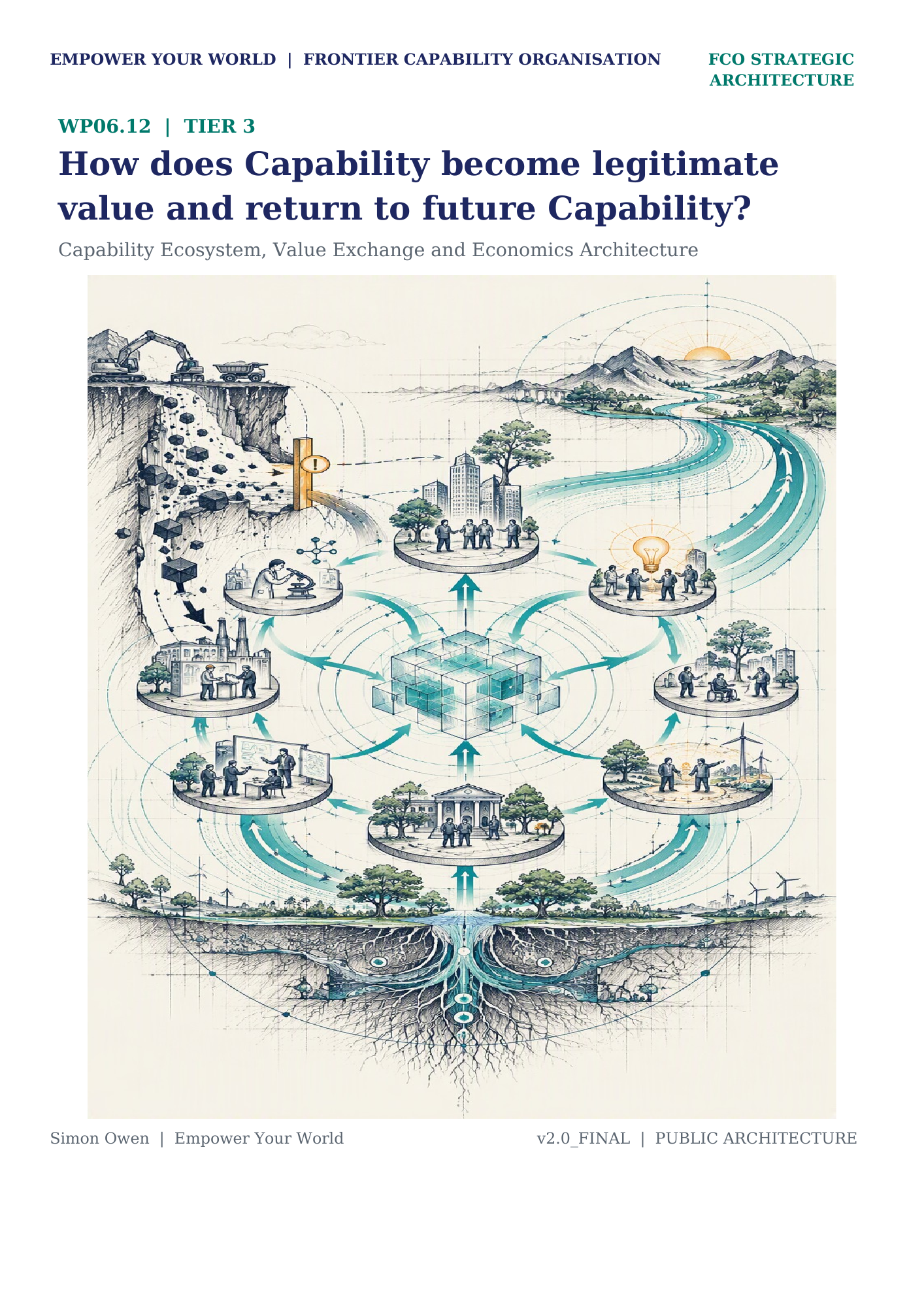 WP06.12: Ecosystem Participation, Value Exchange and Economics Architecture