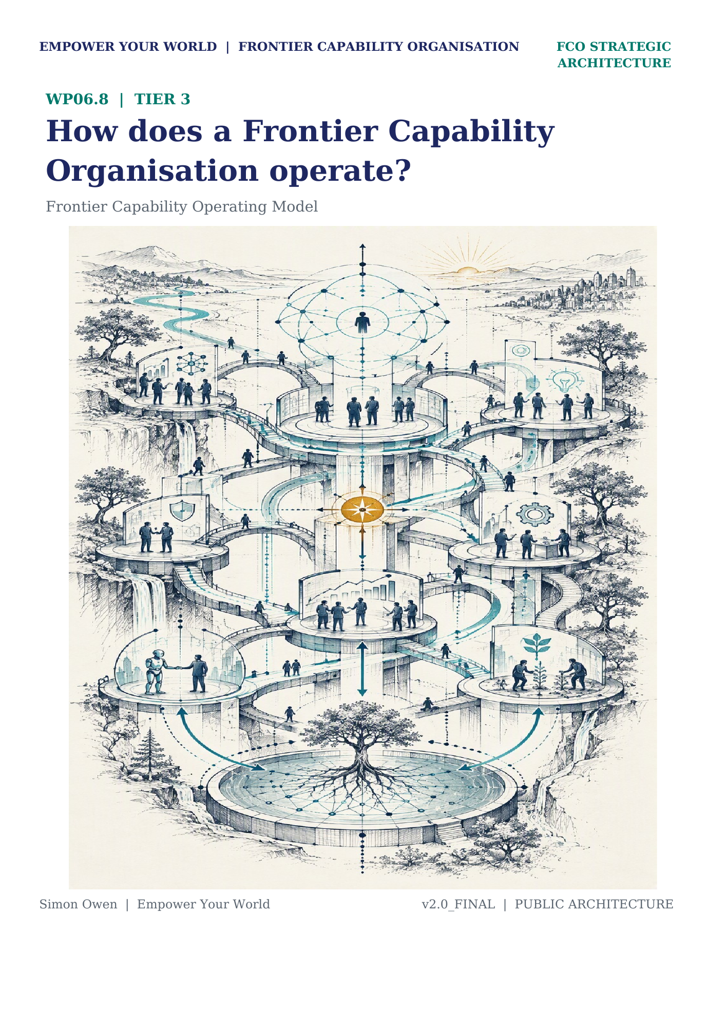 WP06.8: Frontier Capability Operating Model