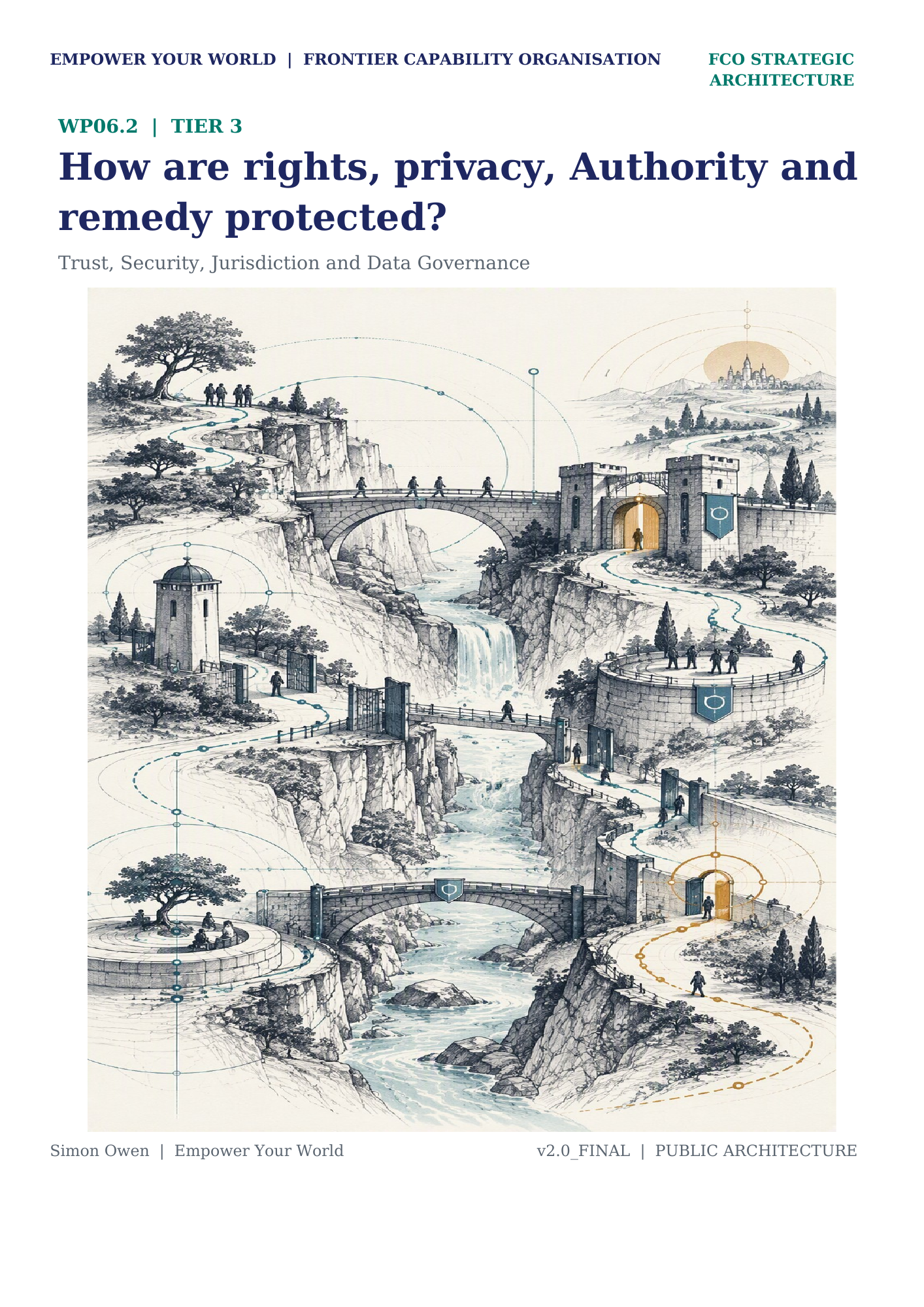 WP06.2: Trust, Security, Jurisdiction and Data Governance