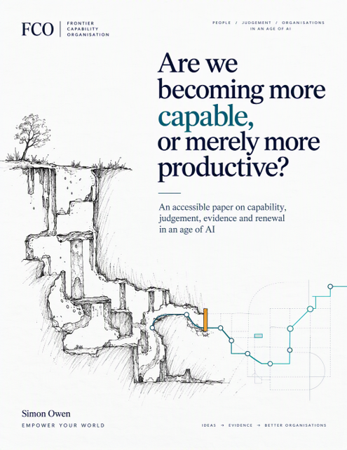Cover Image: 'Are we becoming more capable or merely more productive? 