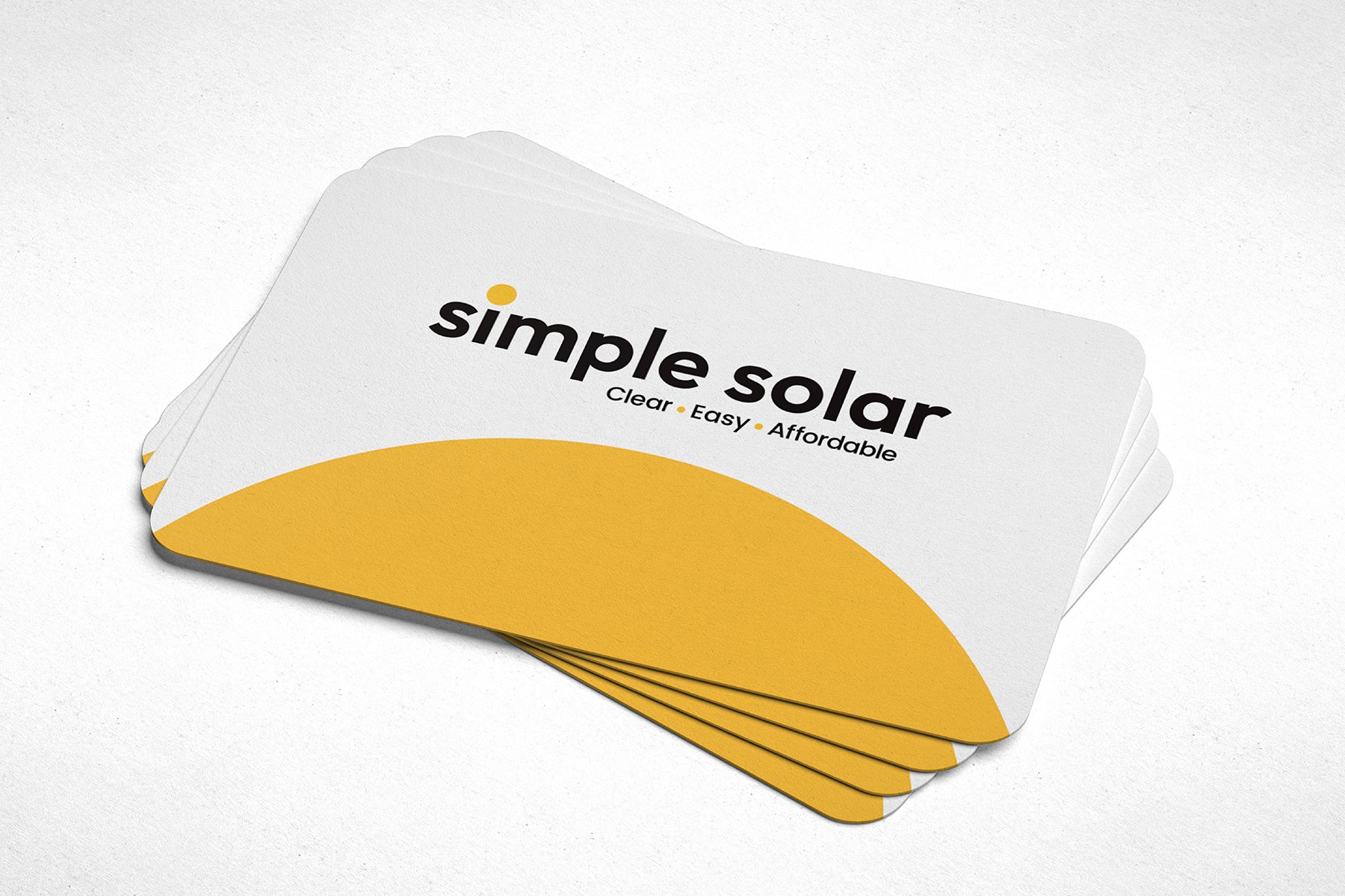 Simple Solar business cards