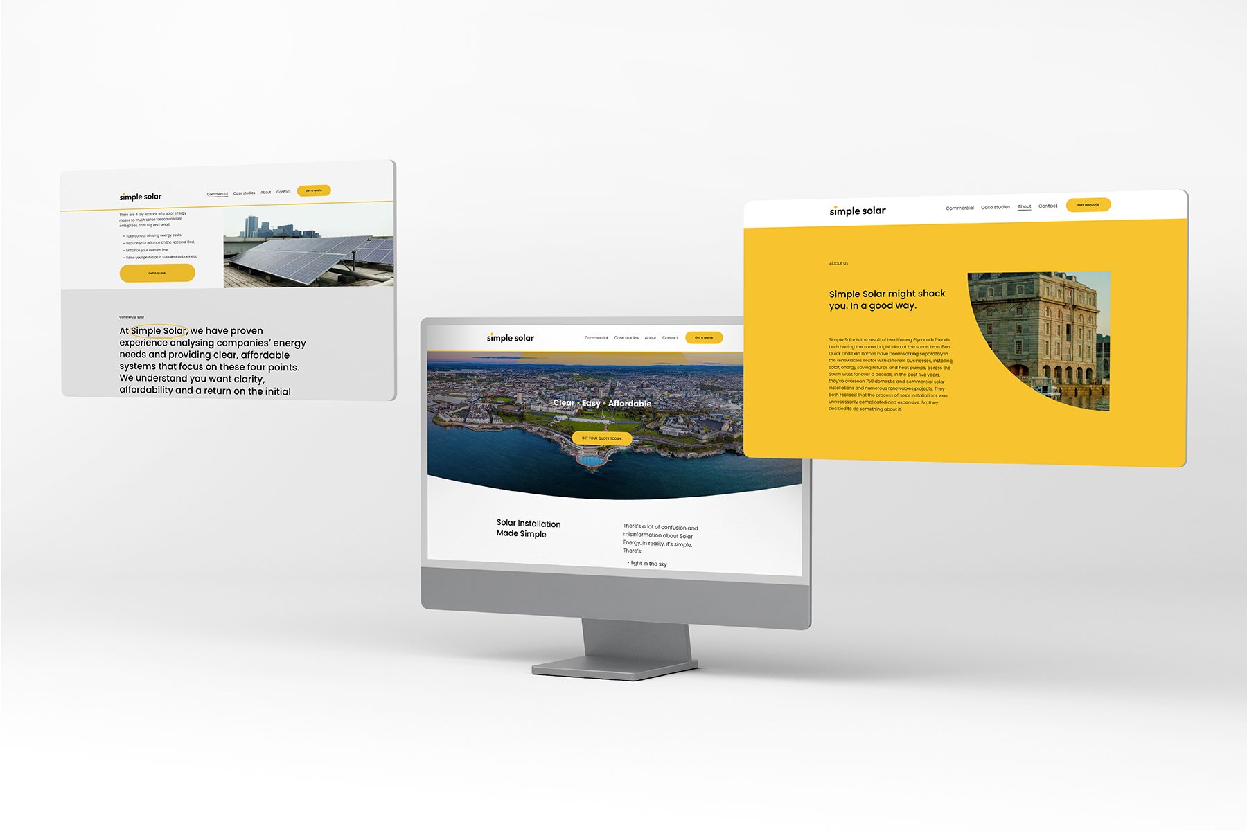 Simple Solar website