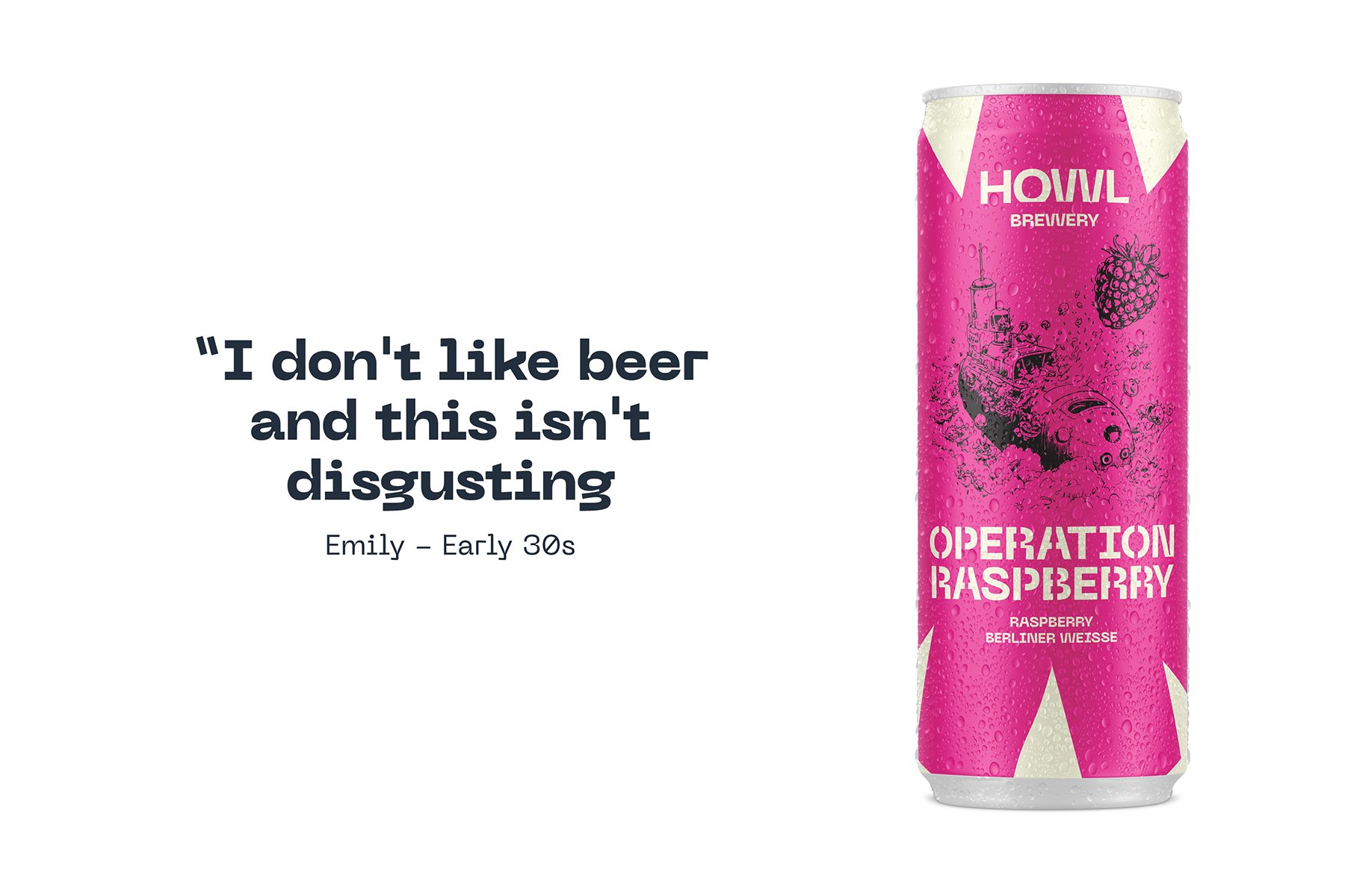 Howl Brewery Operation Raspberry can design