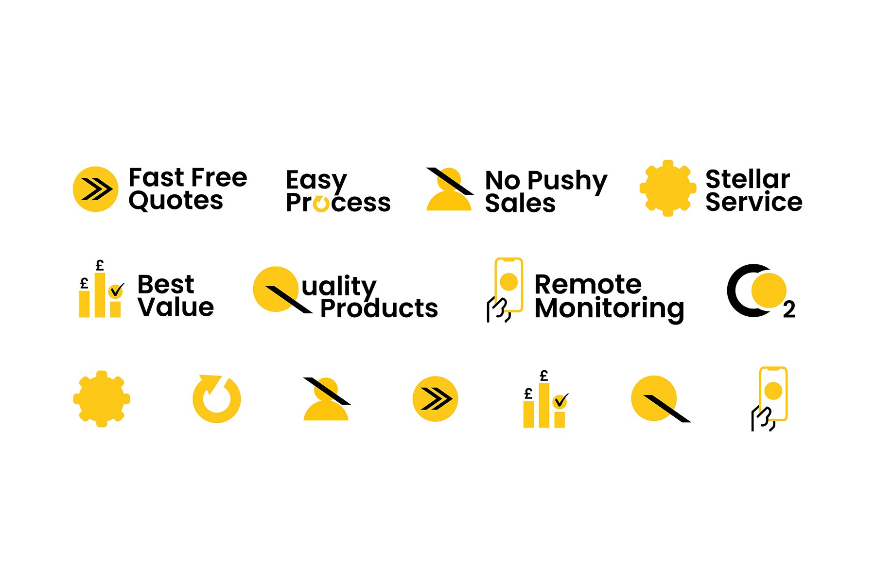 Simple Solar web icons