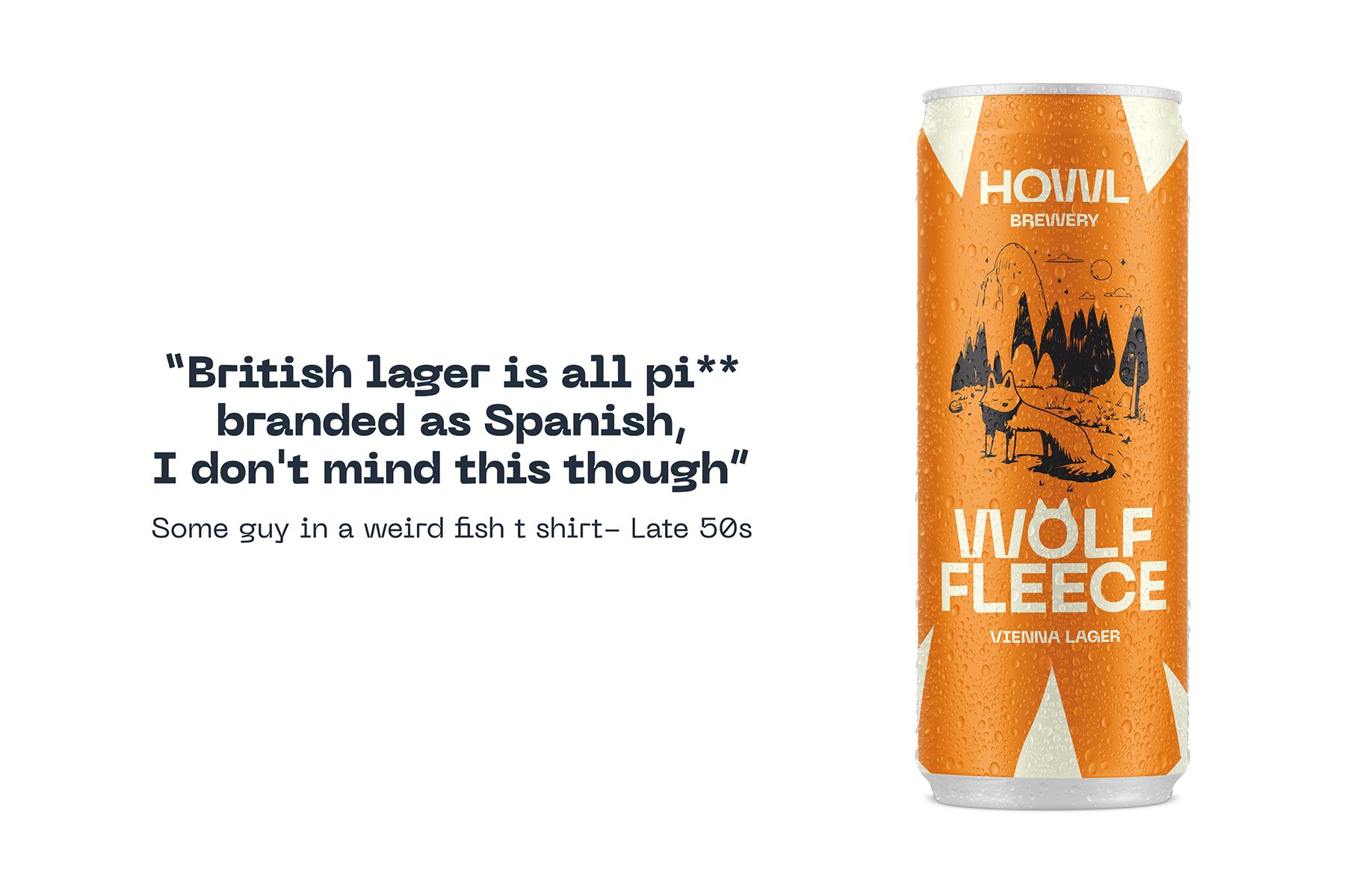 Howl Brewery Wolf Fleece can design