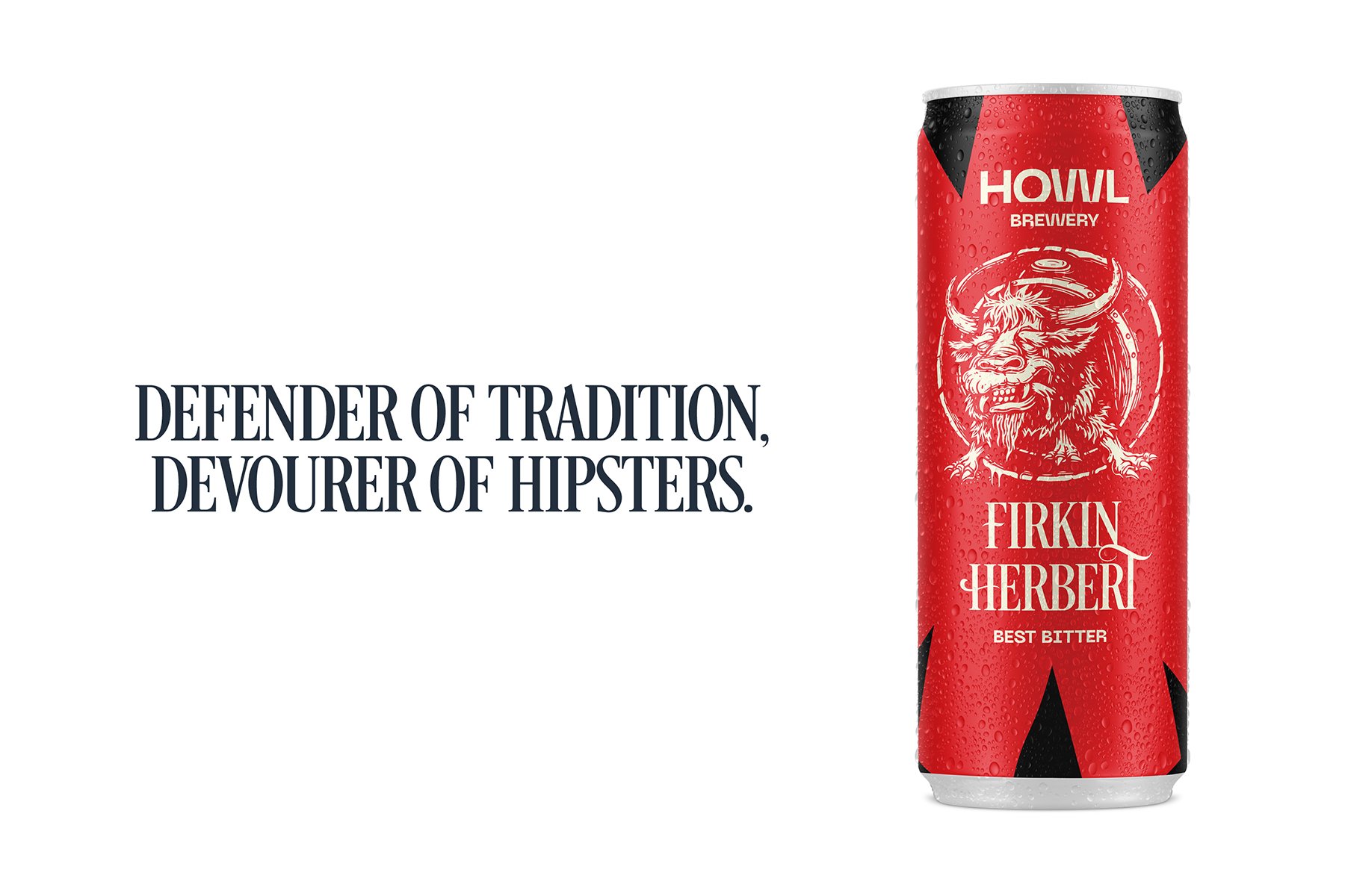 Howl Brewery Firkin Herbert can design